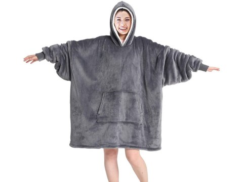 Ciepła bluza koc oversize xxl 2w1 gruba futrzak Ciepła bluza koc oversize xxl 2w1 gruba futrzak