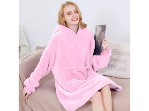 Ciepła bluza koc oversize xxl 2w1 gruba futrzak Ciepła bluza koc oversize xxl 2w1 gruba futrzak