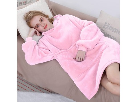 Ciepła bluza koc oversize xxl 2w1 gruba futrzak Ciepła bluza koc oversize xxl 2w1 gruba futrzak