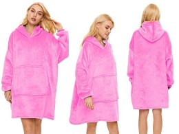 Ciepła bluza koc oversize xxl 2w1 gruba futrzak
