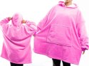 Ciepła bluza koc oversize xxl 2w1 gruba futrzak