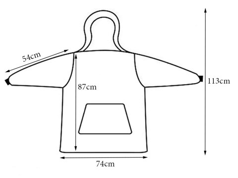 Ciepła bluza koc oversize xxl 2w1 gruba futrzak Ciepła bluza koc oversize xxl 2w1 gruba futrzak