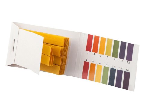 Papierki lakmusowe paski pomiar ph 1-14 80 szt Papierki lakmusowe paski pomiar ph 1-14 80 szt