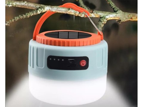 Lampa lampka solarna turystyczna na biwak usb led Lampa lampka solarna turystyczna na biwak usb led