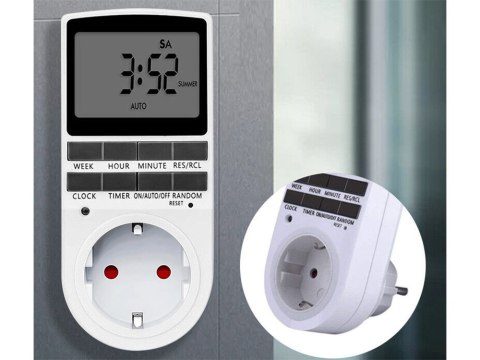 Programator czasowy wyłącznik włącznik lcd cyfrowy Programator czasowy wyłącznik włącznik lcd cyfrowy