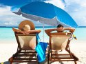 Parasol plażowy ogrodowy balkonowy duży xxl z filtrem uv 210 cm składany