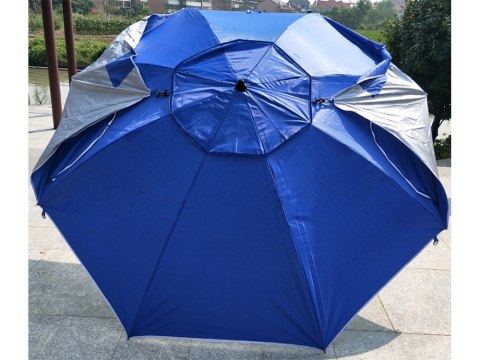 Parasol plażowy parawan namiot ogrodowy składany 2w1 xxl duży z filtrem uv Parasol plażowy parawan namiot ogrodowy składany 2w1 xxl duży z filtrem uv