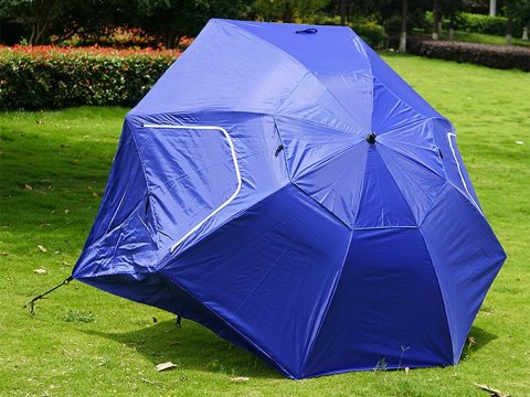 Parasol plażowy parawan namiot ogrodowy składany 2w1 xxl duży z filtrem uv Parasol plażowy parawan namiot ogrodowy składany 2w1 xxl duży z filtrem uv
