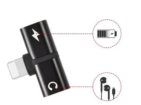 Rozdzielacz adapter lightning ipad iphone 2w1 Rozdzielacz adapter lightning ipad iphone 2w1