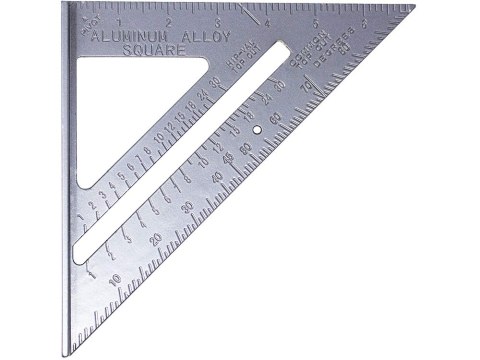 Duży kątownik stolarski aluminiowy przymiar 180mm Duży kątownik stolarski aluminiowy przymiar 180mm