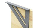 Duży kątownik stolarski aluminiowy przymiar 180mm