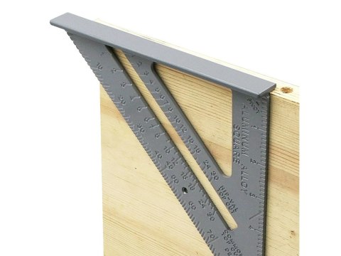 Duży kątownik stolarski aluminiowy przymiar 180mm Duży kątownik stolarski aluminiowy przymiar 180mm