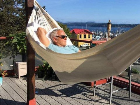 Hamak jednoosobowy materiałowy 200x80 pokrowiec etui torba boho z linkamiha Hamak jednoosobowy materiałowy 200x80 pokrowiec etui torba boho z linkamiha