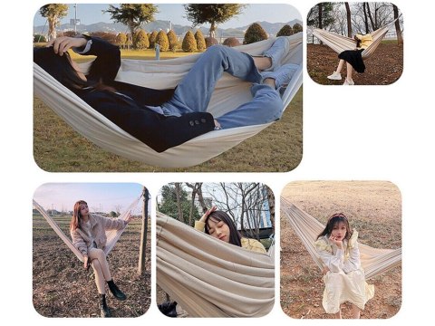 Hamak jednoosobowy materiałowy 200x80 pokrowiec etui torba boho z linkamiha Hamak jednoosobowy materiałowy 200x80 pokrowiec etui torba boho z linkamiha