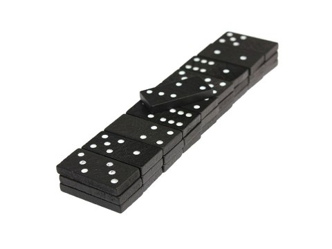 Domino drewniane gra w pudełku 28 elementów Domino drewniane gra w pudełku 28 elementów