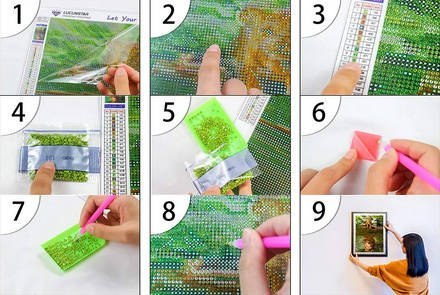 Haft diamentowy drzewo zestaw diamond painting Haft diamentowy drzewo zestaw diamond painting