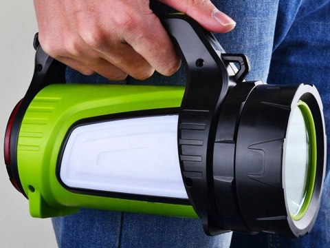 Latarka akumulatorowa led szperacz powerbank mocna Latarka akumulatorowa led szperacz powerbank mocna