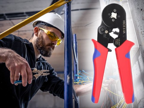 Zaciskarka praska do tulejek końcówek 0,25-10mm² Zaciskarka praska do tulejek końcówek 0,25-10mm²
