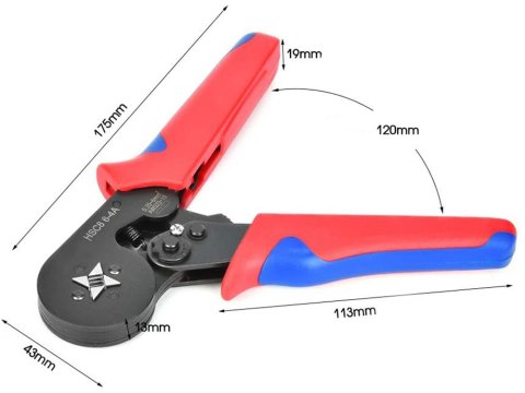 Zaciskarka praska do tulejek końcówek 0,25-10mm² Zaciskarka praska do tulejek końcówek 0,25-10mm²