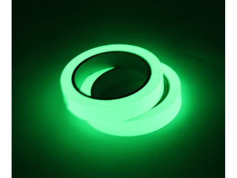 Taśma fluorescencyjna świecąca w ciemności 5m Taśma fluorescencyjna świecąca w ciemności 5m