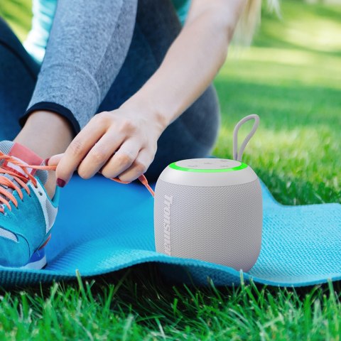 GŁOŚNIK BEZPRZEWODOWY T7 MINI BLUETOOTH 5.3 IPX7 15W SZARY GŁOŚNIK BEZPRZEWODOWY T7 MINI BLUETOOTH 5.3 IPX7 15W SZARY