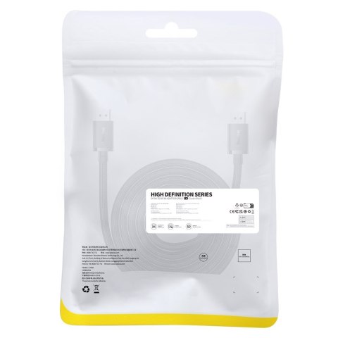 KABEL DISPLAYPORT 8K 60HZ HIGH DEFINITION SERIES 5M CZARNY KABEL DISPLAYPORT 8K 60HZ HIGH DEFINITION SERIES 5M CZARNY