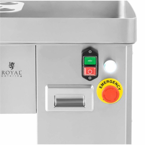 KRAJALNICA MASZYNA DO KROJENIA MIĘSA W PASKI 96 OBR./MIN 550 W KRAJALNICA MASZYNA DO KROJENIA MIĘSA W PASKI 96 OBR./MIN 550 W