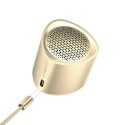 MAŁY MINI GŁOŚNIK BEZPRZEWODOWY TWS NIMO BLUETOOTH 5.3 5W ZŁOTY