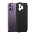 PANCERNE ETUI IPHONE 14 PRO MAGSAFE + SZKŁO HARTOWANE SYNTHETIC FIBER CZARNE