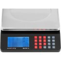 WAGA KONTROLNA STOŁOWA SKLEPOWA MAGAZYNOWA LCD 30 KG / 1 G