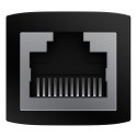 ZŁĄCZKA ŁĄCZNIK KABLI SIECIOWYCH ETHERNET RJ45 CZARNA ZESTAW 10SZT.