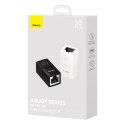 ZŁĄCZKA ŁĄCZNIK KABLI SIECIOWYCH ETHERNET RJ45 CZARNA ZESTAW 10SZT.
