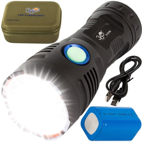 Latarka taktyczna bailong cree cob led xhp90 mocna Latarka taktyczna bailong cree cob led xhp90 mocna
