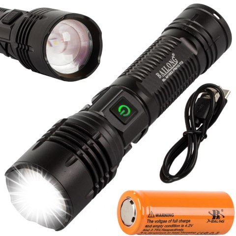 Latarka taktyczna bailong mocna led pm10-tg zoom Latarka taktyczna bailong mocna led pm10-tg zoom