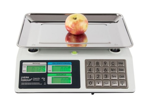 Waga sklepowa elektroniczna kalkulacyjna 40kg pl Waga sklepowa elektroniczna kalkulacyjna 40kg pl
