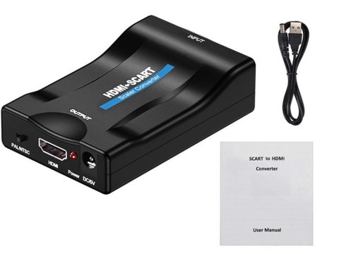 Adapter konwerter scart do na hdmit av euro full hd Adapter konwerter scart do na hdmit av euro full hd
