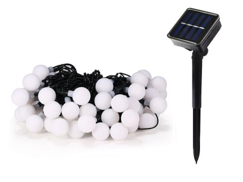 Girlanda ogrodowa solarna lampki 40 led multikolor Girlanda ogrodowa solarna lampki 40 led multikolor