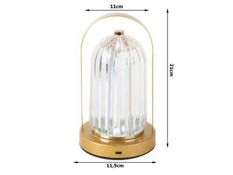 Lampka nocna stołowa kryształ led lampion dotykowa Lampka nocna stołowa kryształ led lampion dotykowa