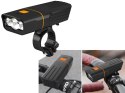 Lampka rowerowa przód tył zestaw do roweru led usb