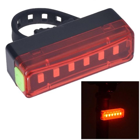 Tylna lampka rowerowa oświetlenie led usb roweru Tylna lampka rowerowa oświetlenie led usb roweru