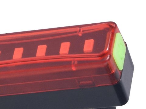 Tylna lampka rowerowa oświetlenie led usb roweru Tylna lampka rowerowa oświetlenie led usb roweru