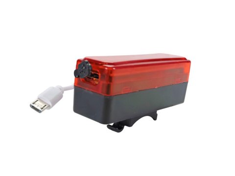 Tylna lampka rowerowa oświetlenie led usb roweru Tylna lampka rowerowa oświetlenie led usb roweru