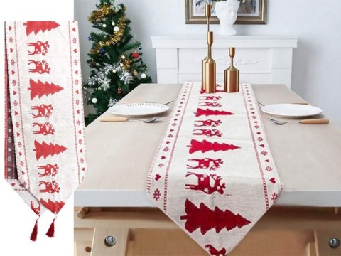 Bieżnik świąteczny na stół obrus wigilijny na boże narodzenie Bieżnik świąteczny na stół obrus wigilijny na boże narodzenie
