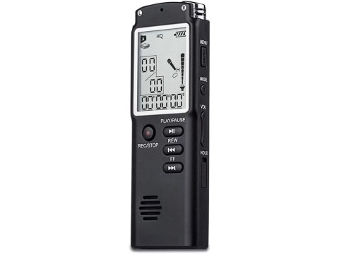 Dyktafon cyfrowy odtwarzacz mp3 podsłuch 8gb czuły mikrofon słuchawki Dyktafon cyfrowy odtwarzacz mp3 podsłuch 8gb czuły mikrofon słuchawki