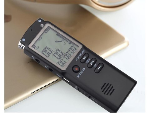 Dyktafon cyfrowy odtwarzacz mp3 podsłuch 8gb czuły mikrofon słuchawki Dyktafon cyfrowy odtwarzacz mp3 podsłuch 8gb czuły mikrofon słuchawki