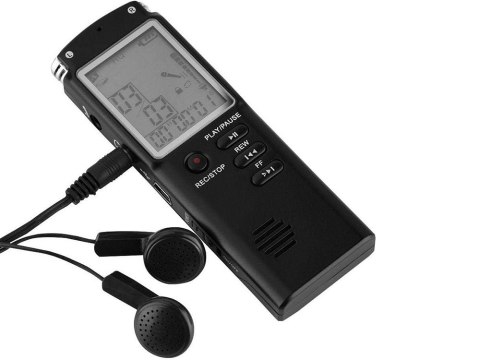 Dyktafon cyfrowy odtwarzacz mp3 podsłuch 8gb czuły mikrofon słuchawki Dyktafon cyfrowy odtwarzacz mp3 podsłuch 8gb czuły mikrofon słuchawki