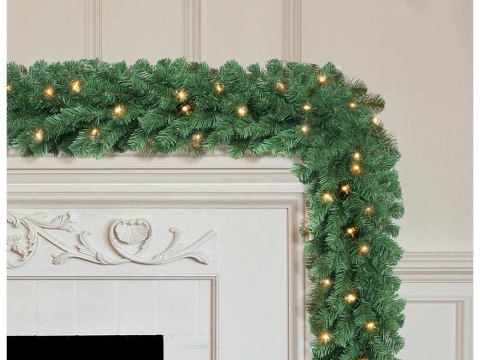 Girlanda choinkowa świąteczna sztuczna 50 led 3m Girlanda choinkowa świąteczna sztuczna 50 led 3m