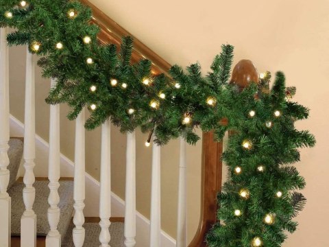 Girlanda choinkowa świąteczna sztuczna 50 led 3m Girlanda choinkowa świąteczna sztuczna 50 led 3m