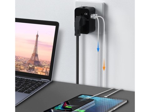 Adapter przejściówka wtyczka gniazdo uk usa eu aus uniwersalna 2x usb świat Adapter przejściówka wtyczka gniazdo uk usa eu aus uniwersalna 2x usb świat