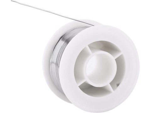 Cyna do lutowania do elektroniki z topnikiem 80g 1mm lutownicza rolka Cyna do lutowania do elektroniki z topnikiem 80g 1mm lutownicza rolka